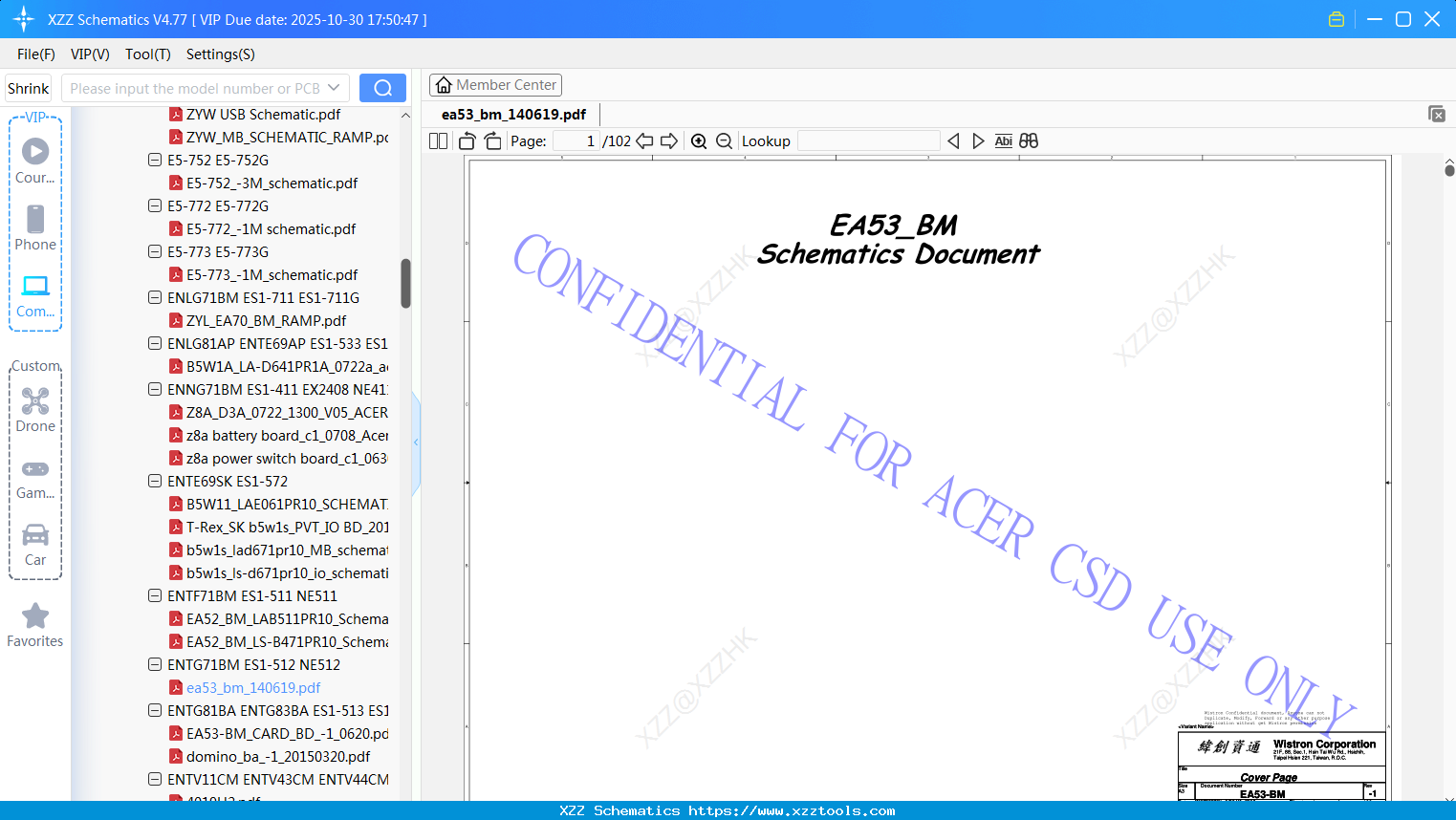 Laptop ACER Ea53_bm_140619